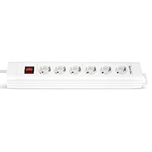 REV 14612113 prolunghe e multiple 2,4 m 6 presa(e) AC Interno Bianco