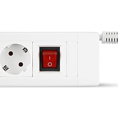 REV 14612113 prolunghe e multiple 2,4 m 6 presa(e) AC Interno Bianco