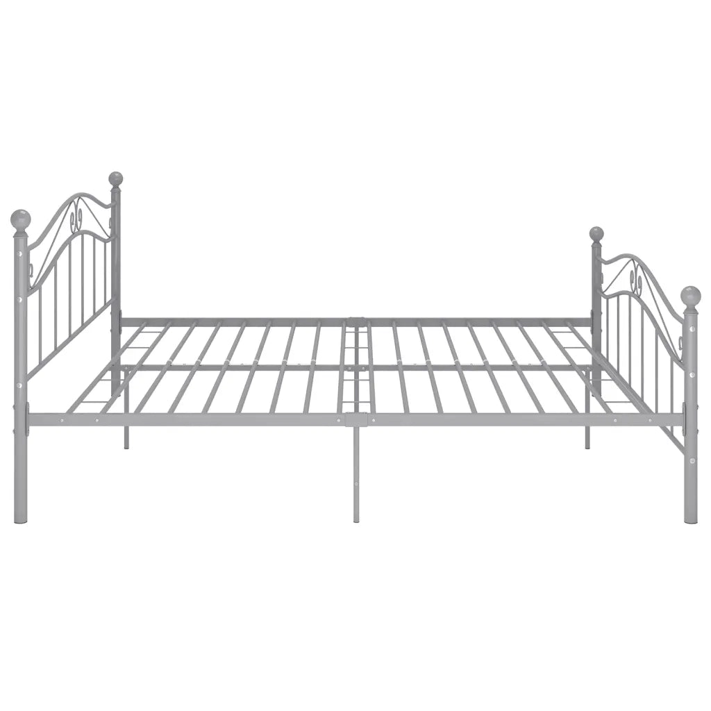 Giroletto Grigio in Metallo 160x200 cm 325002