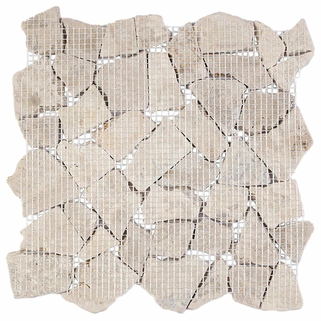 Piastrelle Mosaico Crema 30 x 30 cm Marmo 42033527