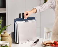 Joseph Joseph Nest tagliere da cucina Rettangolare Acciaio inossidabile Grigio