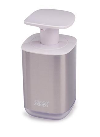 Joseph Joseph Presto Steel erogatore di sapone 0,35 L Acciaio inossidabile, Bianco