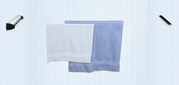 Brabantia Pull-Out Drying Lines Set, 2 pcs Wall-mountable rack Acciaio inossidabile