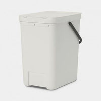 Brabantia Sort & Go 25 L 1 cestello/i Grigio