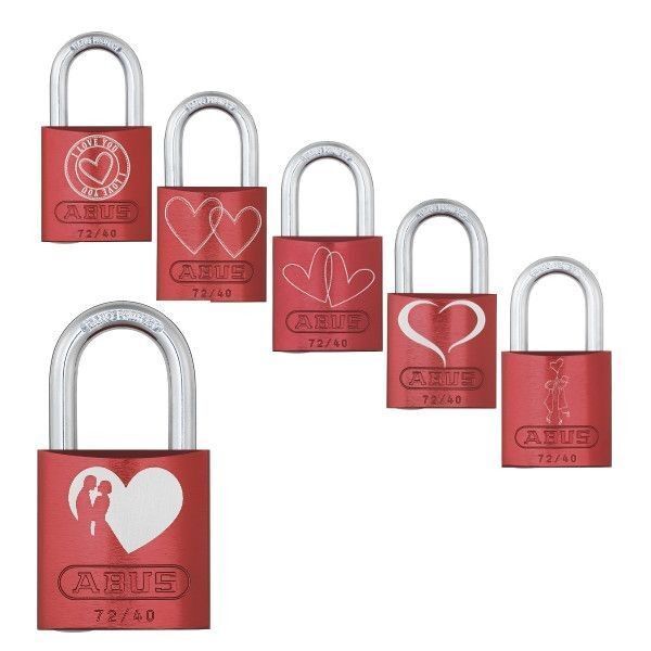 Abus Love 72-40 Lock 4 SL 6