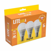 Beghelli LiteLED.6 Lampadina a risparmio energetico Bianco caldo 3000 K 13 W E27 F