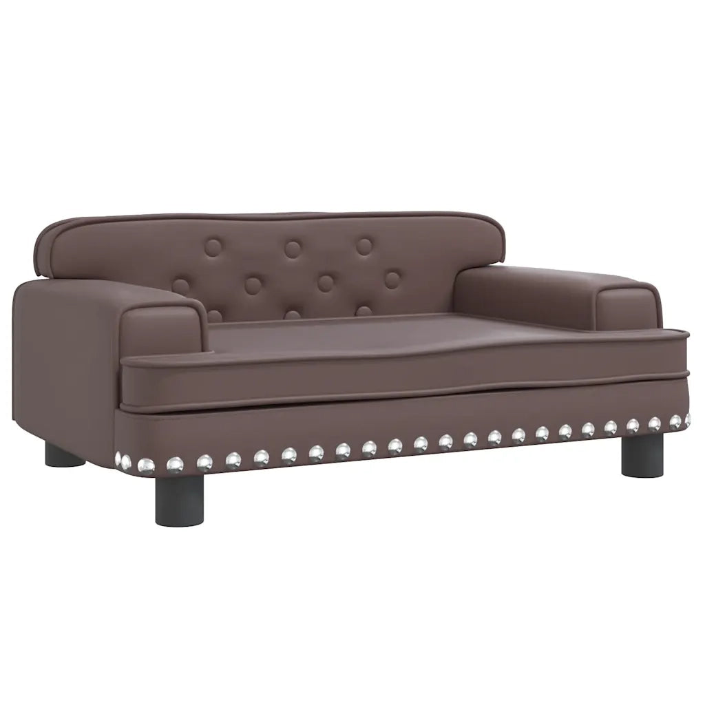 Lettino per Cani Marrone 70x45x30 cm in Similpellecod mxl 119379