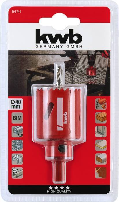 Kwb Sega a Tazza Trapano Cobalt Bimetallica