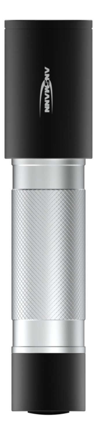 Ansmann Daily Use 300B Nero, Argento Torcia elettrica universale LED