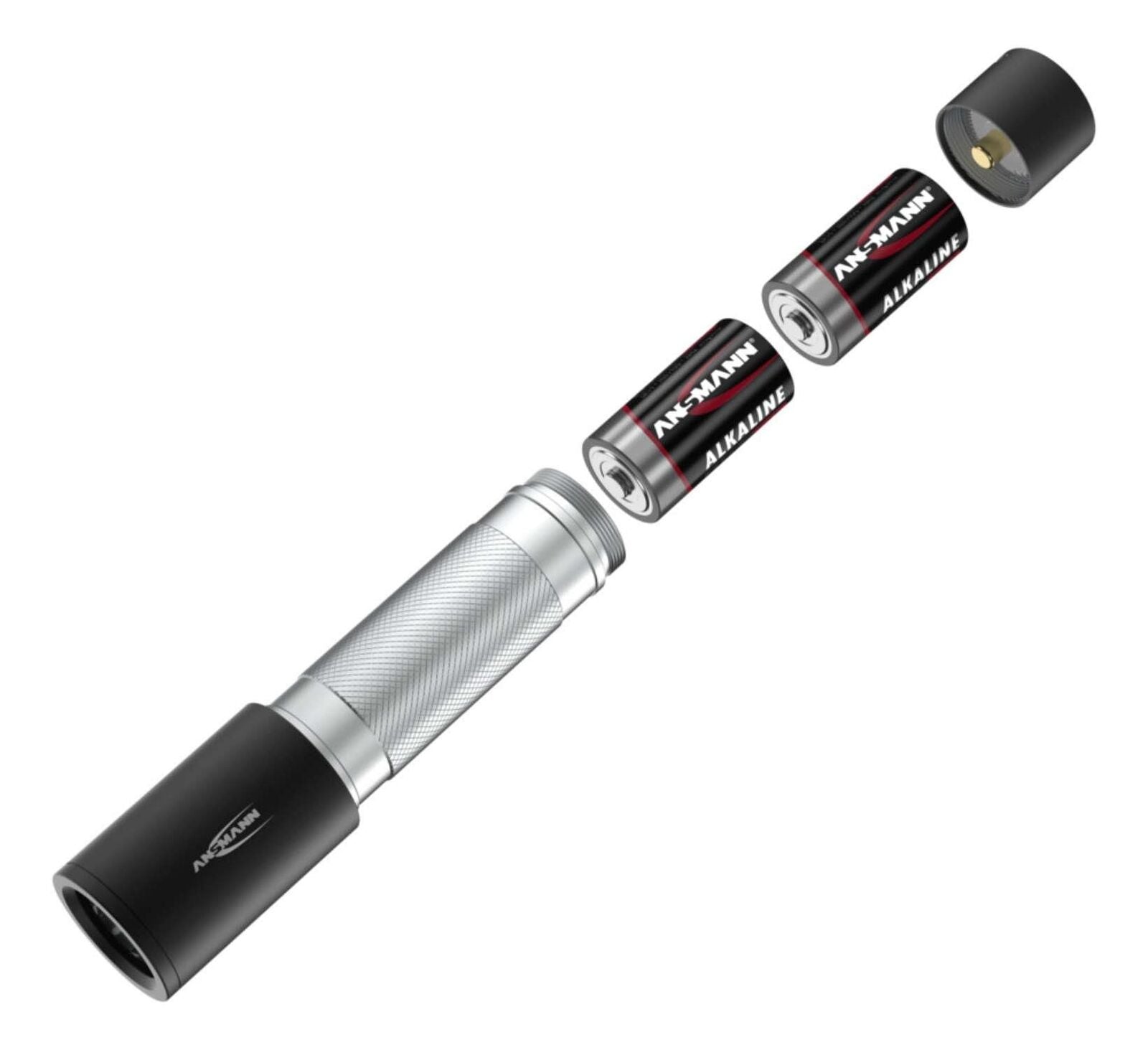 Ansmann Daily Use 300B Nero, Argento Torcia elettrica universale LED