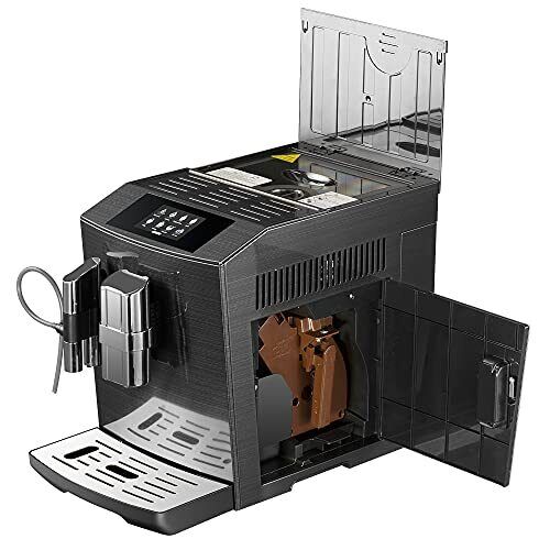 Acopino Modena ONE TOUCH Macchina per Espresso Inox Spazzolato Nero