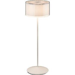 Ab By Abert Logo Lampada da Tavolo Portatile Bianco