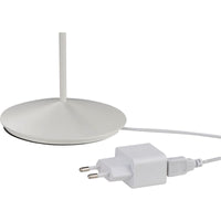 Ab By Abert Logo Lampada da Tavolo Portatile Bianco