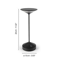 Ab By Abert Tempo Lampada da Tavolo Portatile Bianco