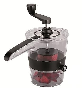 GEFU Spiralfix affettatrice Manuale Nero, Trasparente Acciaio inox