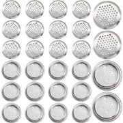 Vetri di ventilazione a rullo - 53 mm - per mobili - 30 pezzi - acciaio inossidabile