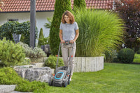 Gardena PowerMax 32/18V P4A tagliaerba Tagliaerba a spinta Batteria Blu, Grigio