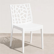 SEDIA MATRIX 47X55XH82CM BIANCA