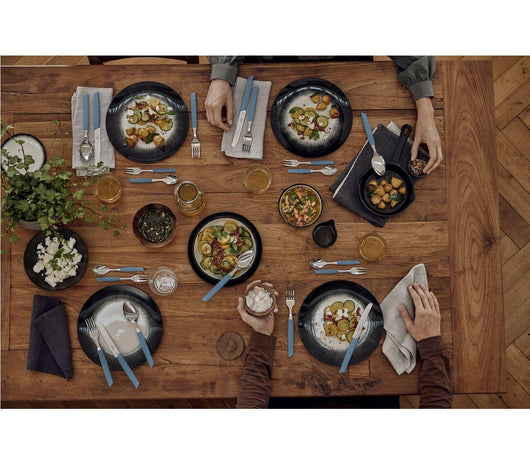 Victorinox Swiss Modern set di posate 24 pz Blu