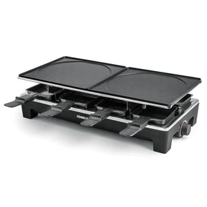 Rommelsbacher RCS 1350 griglia per raclette 8 persona(e) 1350 W Nero, Acciaio inossidabile