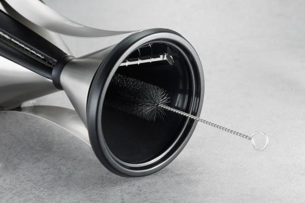 GEFU SPIRELLI XL affettatrice Manuale Nero, Acciaio inox Plastica, Acciaio inox