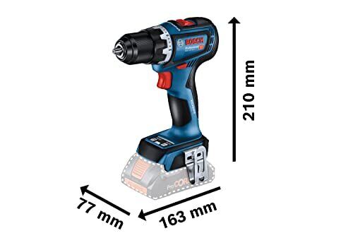 Bosch GSR 18V-90 C 2100 Giri/min 1,1 kg Nero, Blu