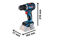 Bosch GSR 18V-90 C 2100 Giri/min 1,1 kg Nero, Blu