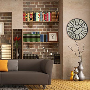 TFA-Dostmann Vintage Orologio al quarzo Rotondo Bianco