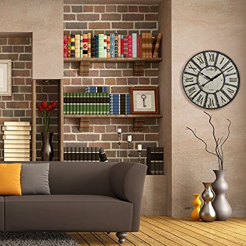 TFA-Dostmann Vintage Orologio al quarzo Rotondo Bianco