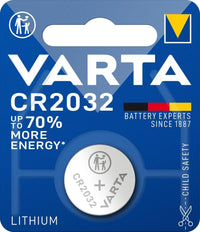 Varta LITHIUM Coin CR2032 (Batteria a bottone, 3V) Blister da 1