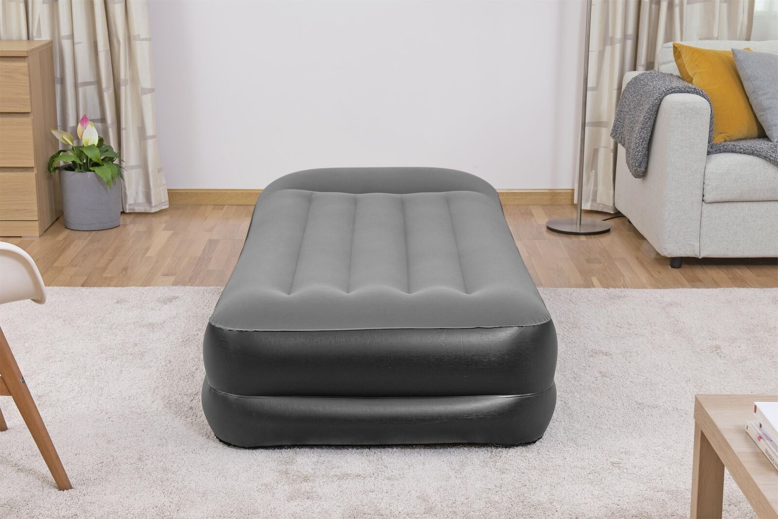 Bestway 67401 / 23 materasso ad aria Materasso singolo Nero, Grigio Unisex