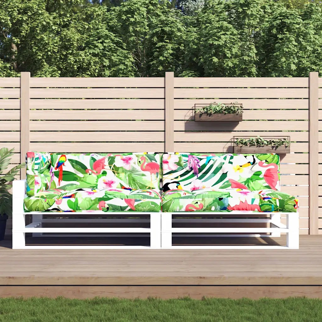 Cuscini per Pallet 5 pz | Cuscini per sedie Multicolore in Tessuto