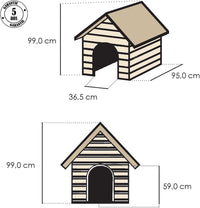 Keter Curver Cuccia Per Cani In Resina, Beige, 99 x 95 x 99 xm