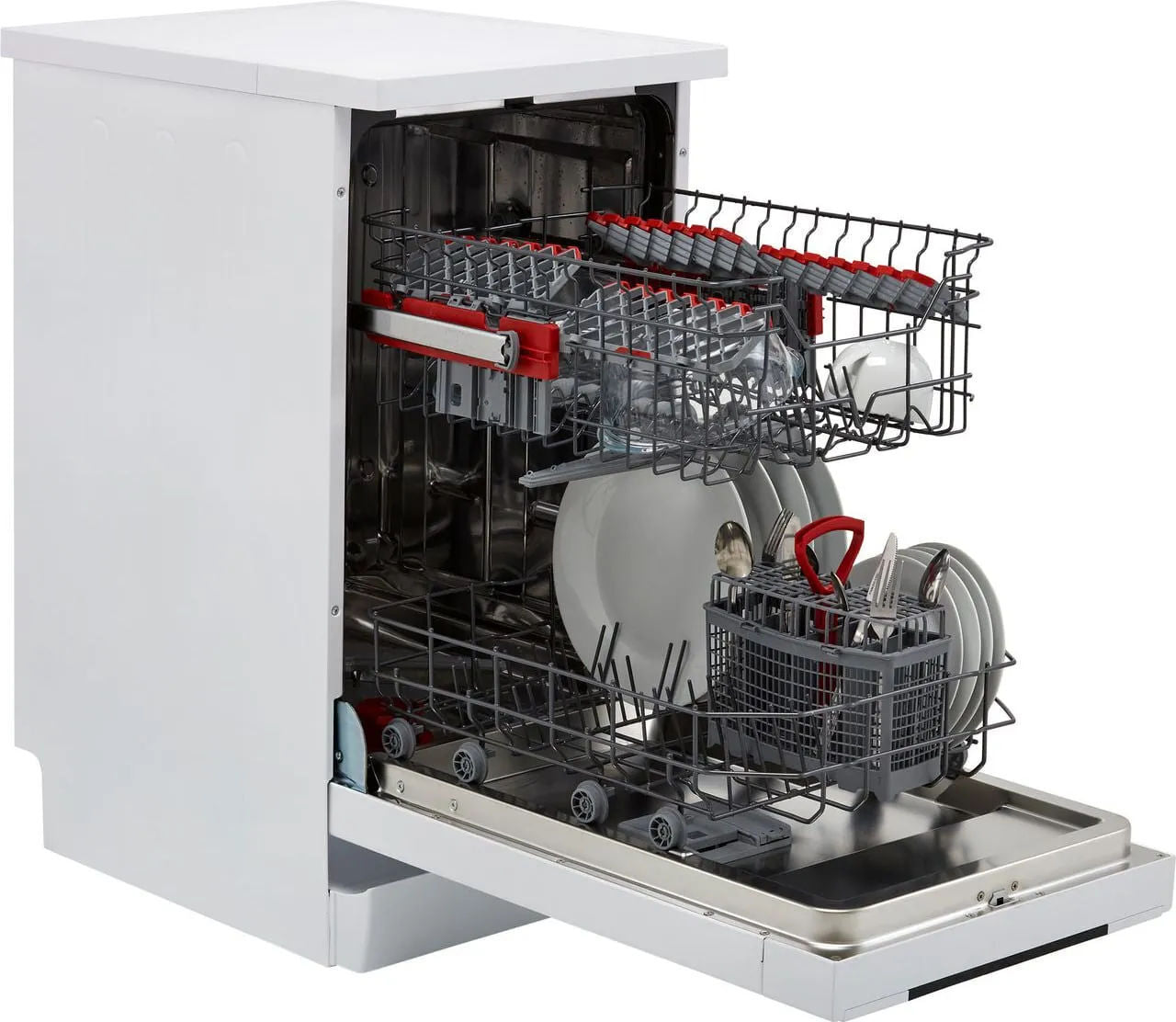 Sharp QW-NS1CF49EW-IT Lavastoviglie libera installazione 10 coperti Classe E Bianca Active Drying