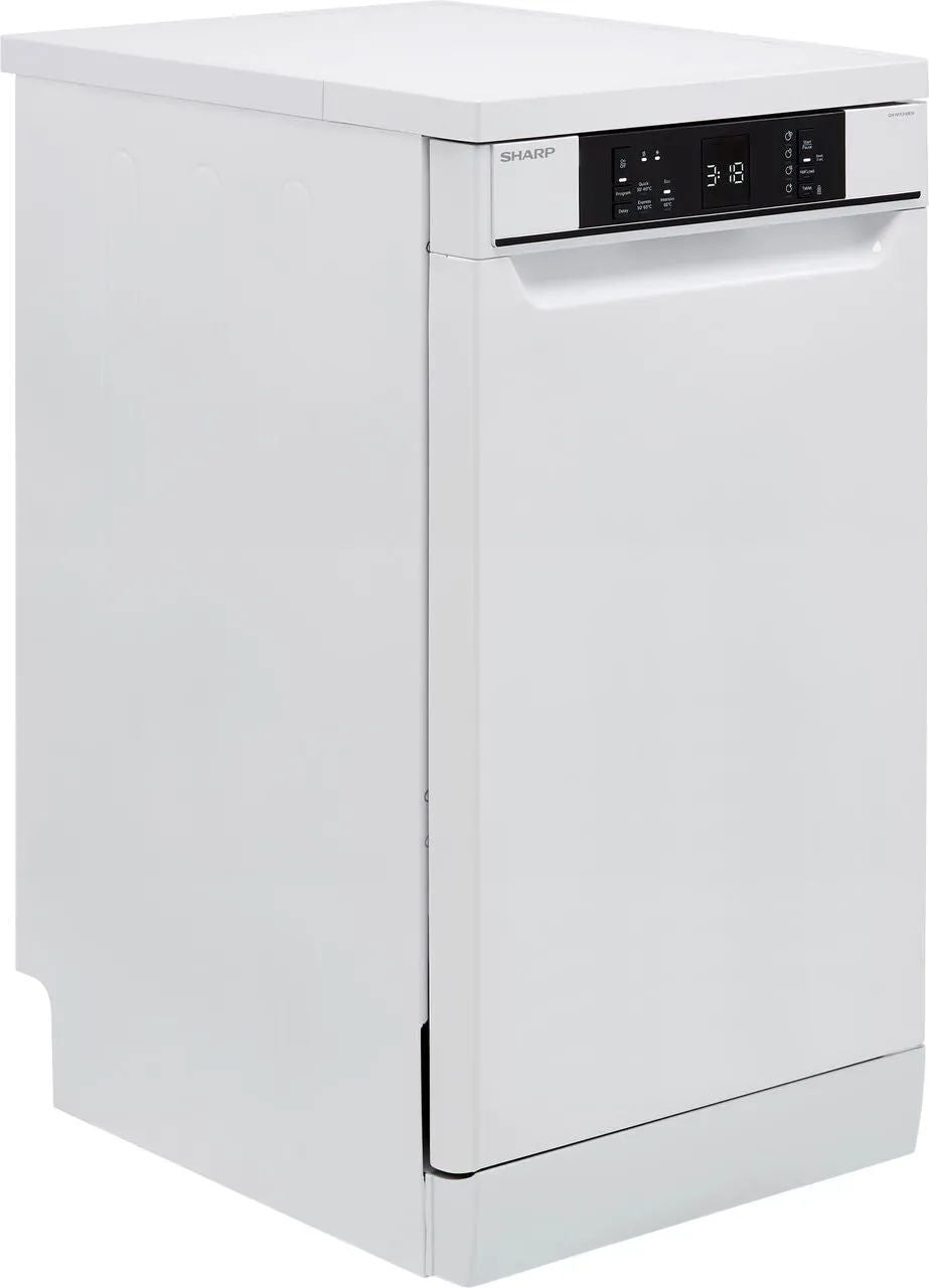 Sharp QW-NS1CF49EW-IT Lavastoviglie libera installazione 10 coperti Classe E Bianca Active Drying