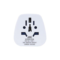 Rivacase PS4100 W00 adattatore per presa di corrente Tipo C (Europlug) Tipo G (UK) Bianco