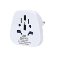 Rivacase PS4100 W00 adattatore per presa di corrente Tipo C (Europlug) Tipo G (UK) Bianco