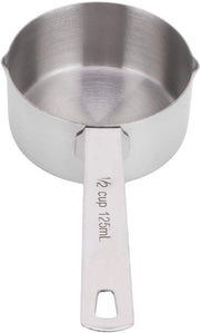 Set di utensili da cucina in acciaio inossidabile 304 - Scopa da cucina 125 ml - Set di misurazione da cucina - Set di utensili per la preparazione - Set di utensili da cucina leggeri