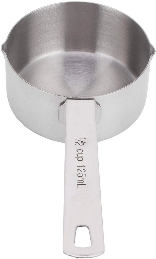 Set di utensili da cucina in acciaio inossidabile 304 - Scopa da cucina 125 ml - Set di misurazione da cucina - Set di utensili per la preparazione - Set di utensili da cucina leggeri