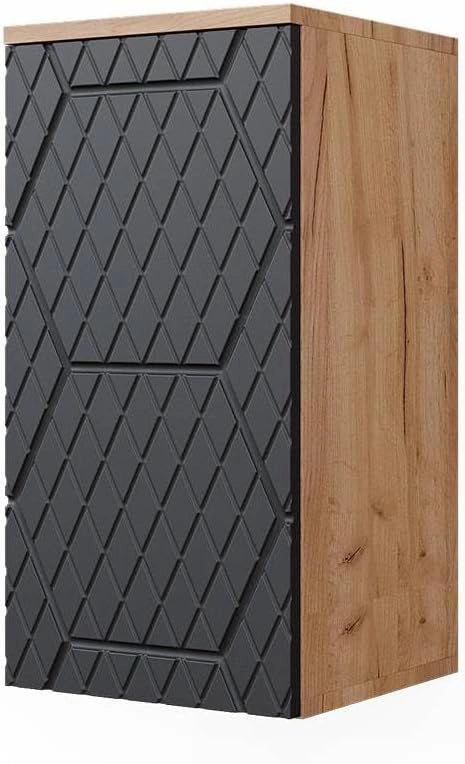 mobiletto bagno Irma, Verde salvia, 30 x 59 cm, adatto al montaggio a parete e combinabile con altri mobili Irma