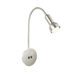 Applique Moderna Seng Metallo Nichel Satinato 1 Luce E14