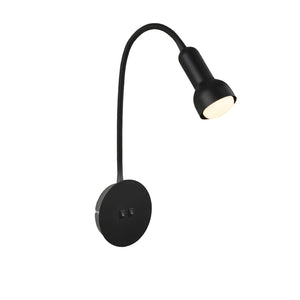 Applique Moderna Seng Metallo Nero 1 Luce E14