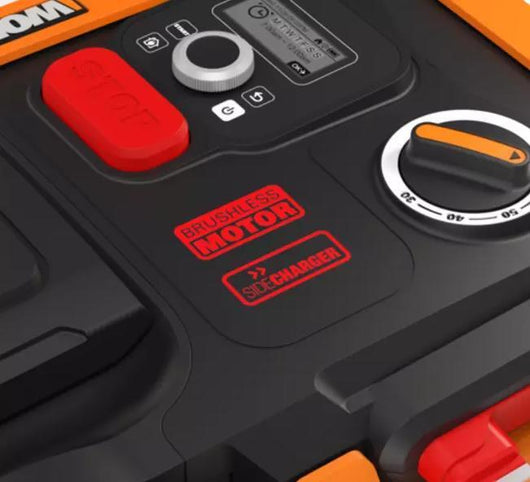 WORX WR165E tagliaerba Tagliaerba robotizzato Batteria Nero, Arancione