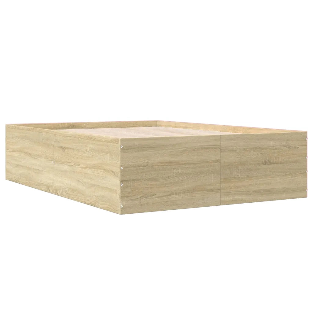 Giroletto-Struttura Letto Rovere Sonoma 120x190 cm in Legno Multistrato 549770