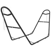 Supporto per Amaca 2 Posti ¨C Zephmum ¨C Nero, Metallo, Regolabile 2.75-4.3m