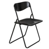 Metal Far Sedia Acciaio Poker New Nera