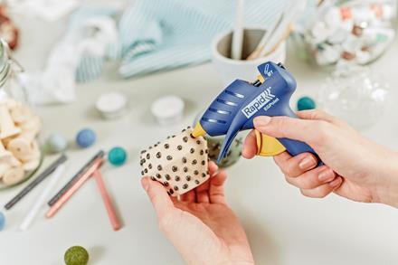 Rapid EG Point Pistola per colla a caldo Blu, Giallo