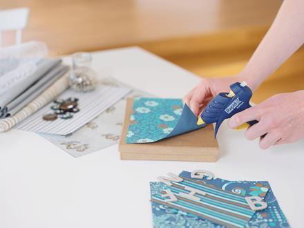 Rapid EG Point Pistola per colla a caldo Blu, Giallo