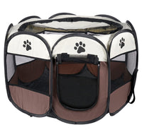 Valora RETE PER CANI/GATTI Pieghevole in Tessuto Marrone Design Resistente x20