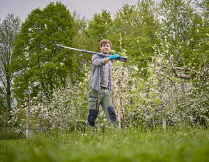 Gardena 14776-20 potatrice elettrica 2,8 cm 18 V Ioni di Litio Nero, Argento